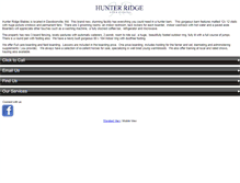 Tablet Screenshot of hunterridge.biz